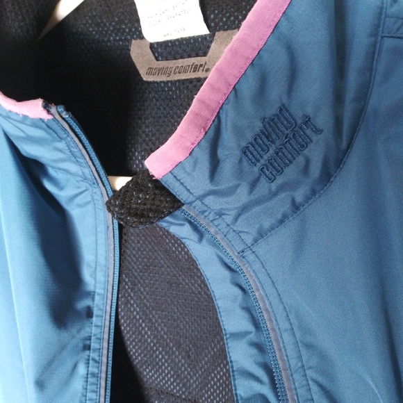 Vintage Moving Comfort Activewear Full Zip Vented Windbreaker Jacket - Picture 4 of 10